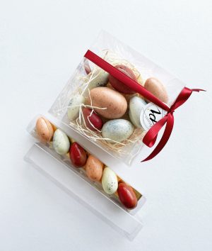 Nid d'oeufs croustillants cacahuète