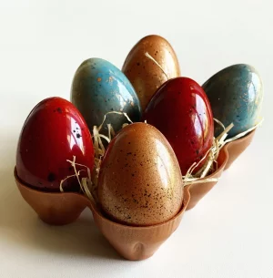 Pâques urgence gourmande Oeufs croustillants praliné cacahuète