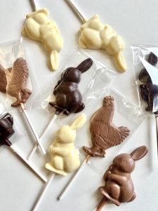 Les sucettes en chocolat