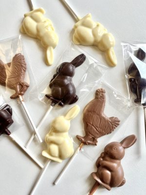 Les sucettes en chocolat